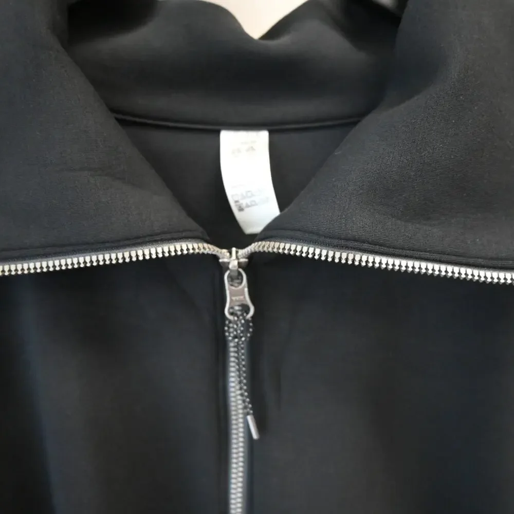 Spanx Very Black Airessentials Half Zip Pull-Over Sweater Size 3x 50346R - Picture 3 of 5